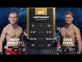 EA Sports UFC 6 Gameplay Paddy Pimblett vs Drew Dober