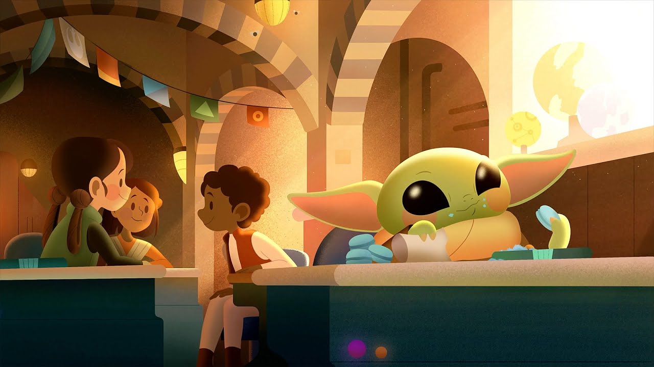 Snacktime with Grogu | Calming Activities for Kids | GoNoodle ⁨@StarWarsKids⁩