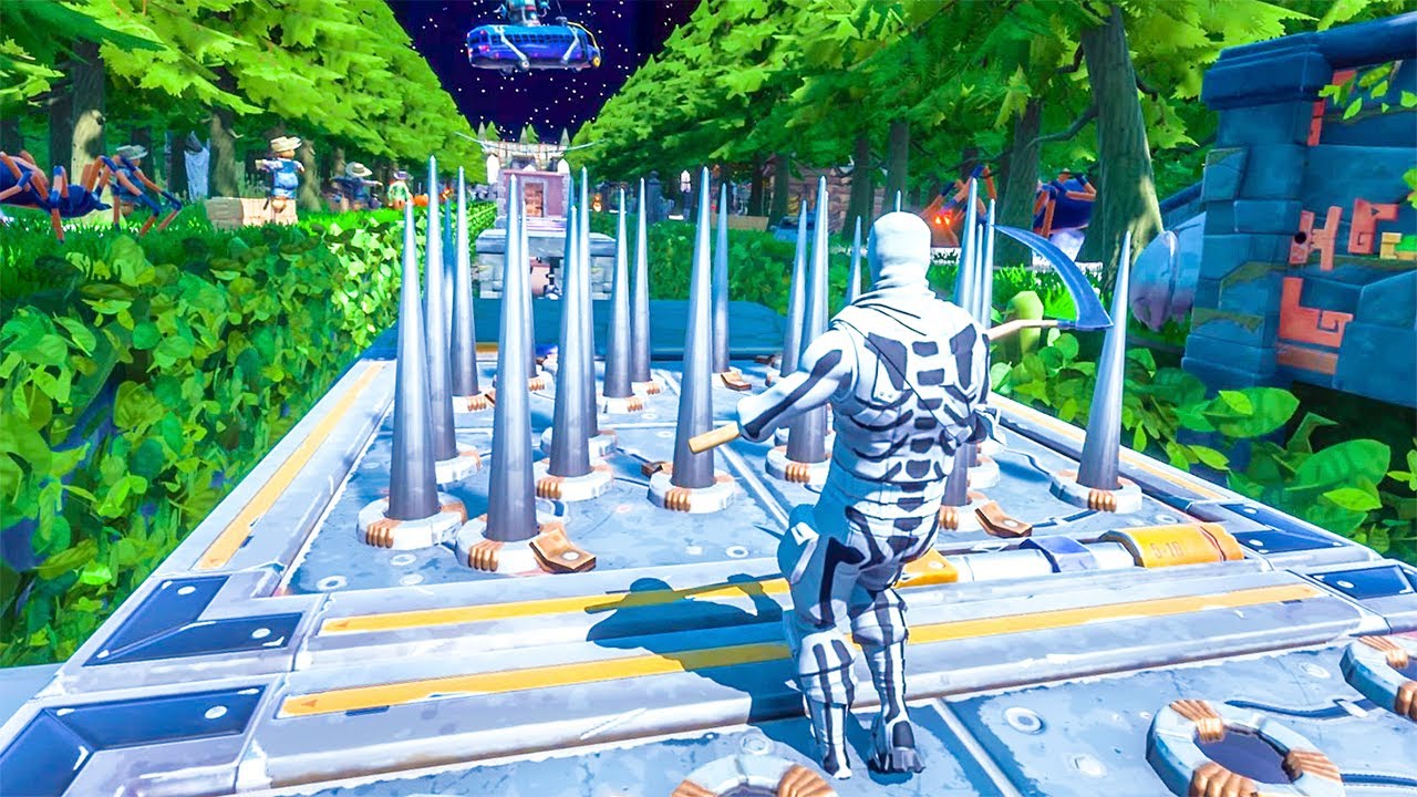 Fortnite Chapter 2 Creative: Haunted House Horror Deathrun Map Full Gameplay + Hub Secret Code