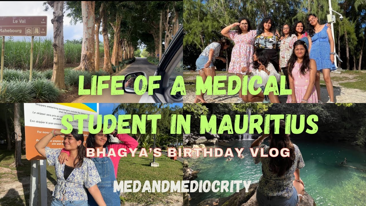 Life of a medical student in Mauritius | Birthday vlog | Island life 🏝️| MBBS ABROAD💫 Divyanshi Jain
