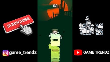 STACK JUMP- VOODOO gameplay (CRAZY FRENKENSTIEN + HIGHSCORE)