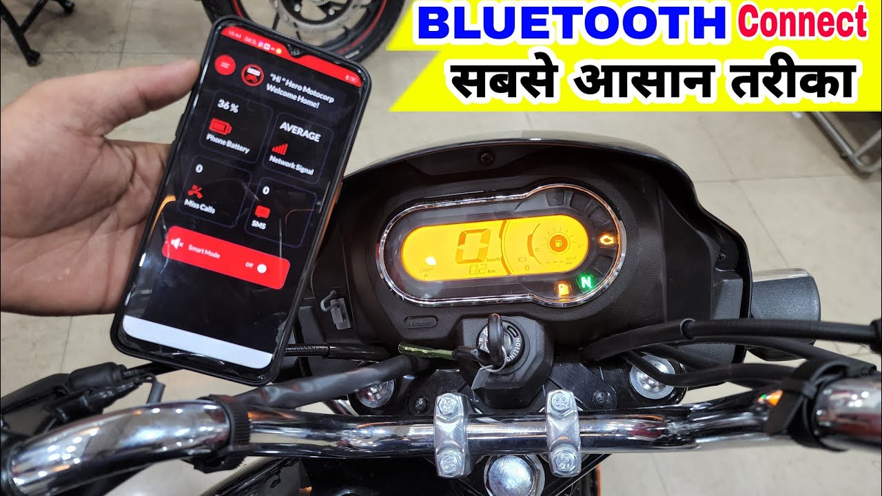 Hero Splendor Plus Xtec 2022 | Bluetooth Connect Simple Way | Bluetooth ...