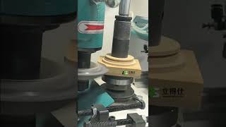 Perfect Bamboo Lid Shaping #lds #WoodShaper#BambooLid #PackagingLid #woodmachinery  #EcoPackaging