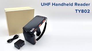 TY802 Warehouse Inventory Handheld PDA with 20m Long Distance UHF Android RFID Reader Scanner PDA