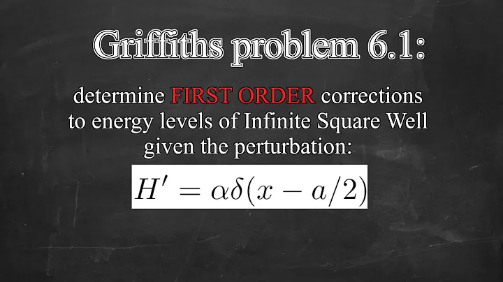 Solving Griffith's problem 6.1: First order correction of energy levels of ISW with delta bump
