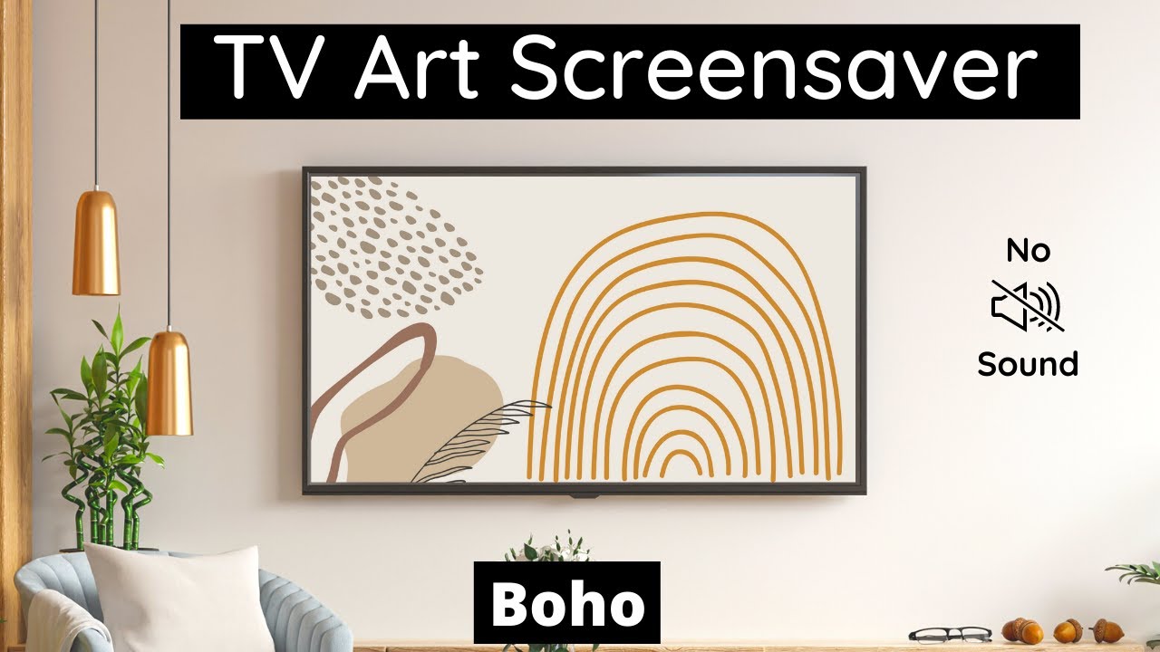 Boho Tumbleweed Art Screensaver | Single Image | Turn Your TV Into Wall Art | 1 Hr | No Sound