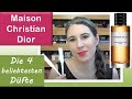 Maison Christian DIOR: die 4 beliebtesten Düfte, Ambre Nuit, Fève Délicieuse, Bois d'Argent, Gris