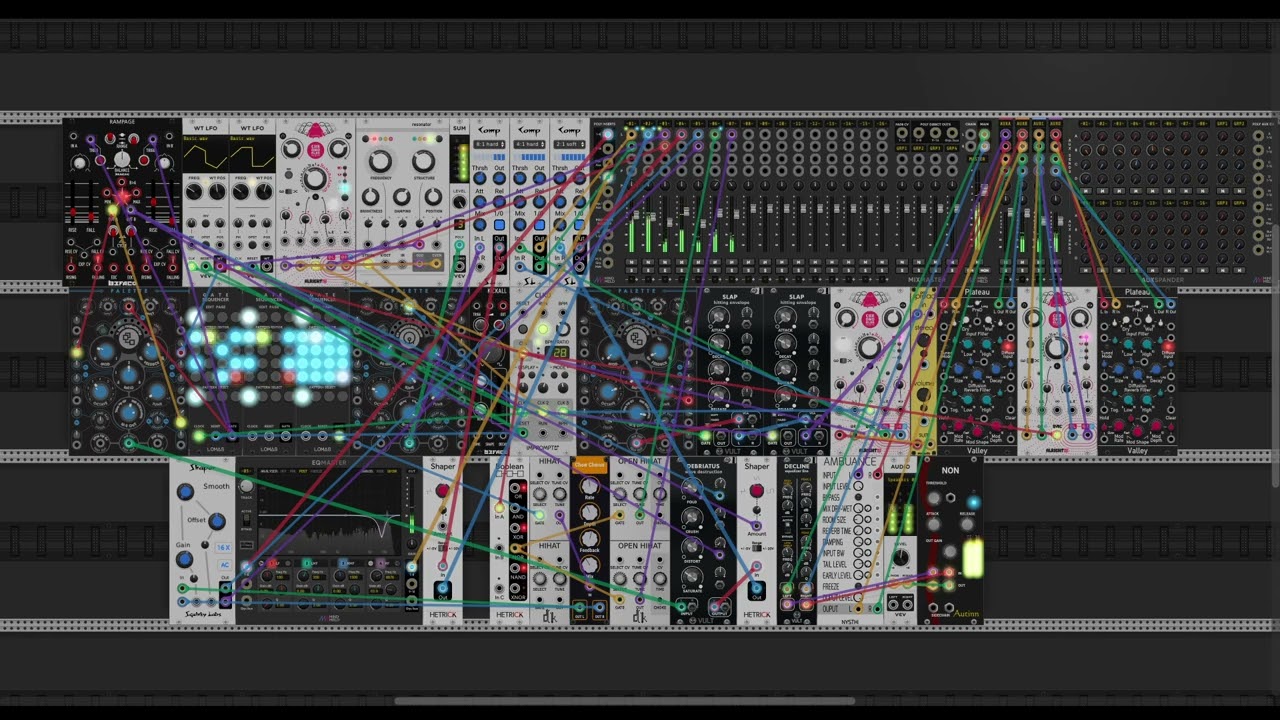 New techno patch in VCV Rack