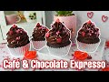 DELICIOSOS Cupcakes de CAFE Y CHOCOLATE Expresso ☕ #sanvalentin #recetafacil #café