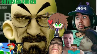 Mario Performs Video Game Glitches Reaction Collab | LUIGI IS BROKEN!