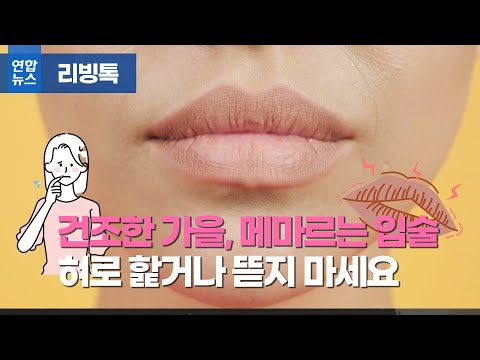[리빙톡] 건조한 가을, 메마르는 입술…<strong>혀로</strong> 핥거나 뜯지 마세요