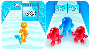 Join Blob Vs Tall Man Run 3D Max Level Gameplay