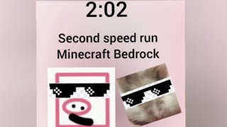 2:02 second totally real speed run🐷