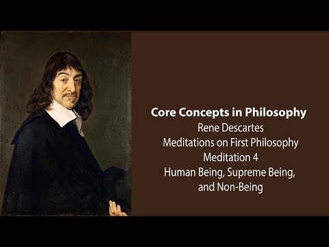 Rene Descartes, Meditation