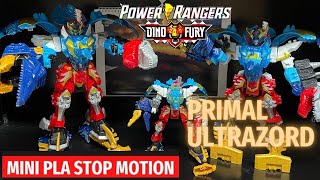 Hasbro Primal Ultrazord PowerRangers Dino Fury Megazord StopMotion MiniPla KingKishiryuoh Ryusoulger