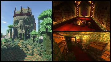 Minecraft: How to build Mountain Skull Base PART 2 | Inside the Skull