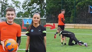 Man DESTROYS Pro Womens Footballer