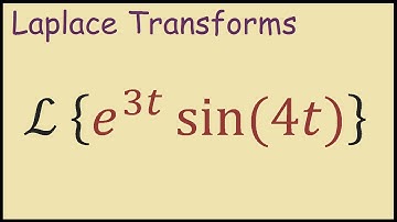 Laplace Transform of e^(3t)sin(4t)