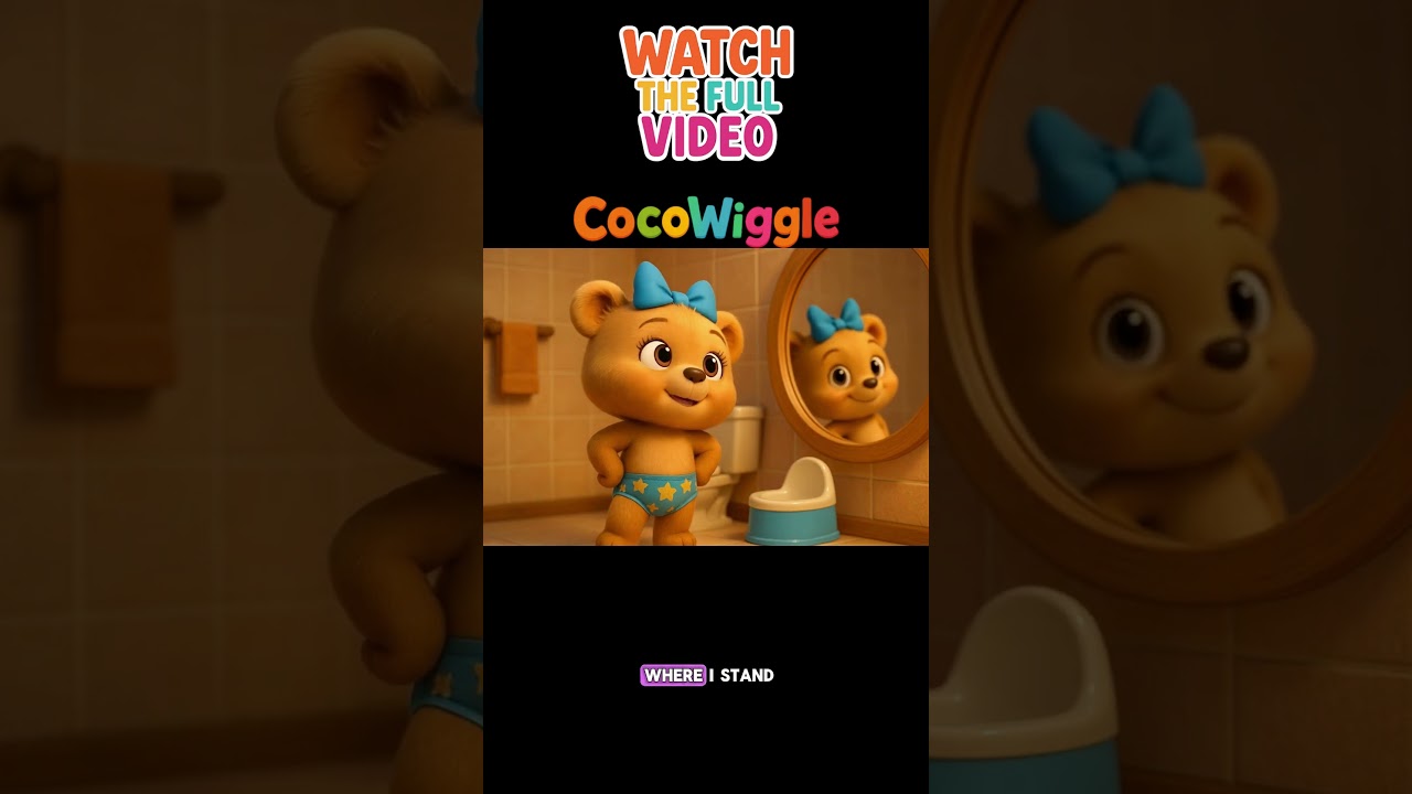 Toddler Potty Song 🌟 | Potty Superstar Adventure | CocoWiggle Shorts