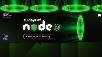 Scaler 30 Days of Node.js Challange 2024 || Free Swags & Goodies || Scalar Challenge ||  @btecky