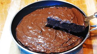Super soft and moist chocolate cake in frying pan/15 Min recipe No Oven! screenshot 3