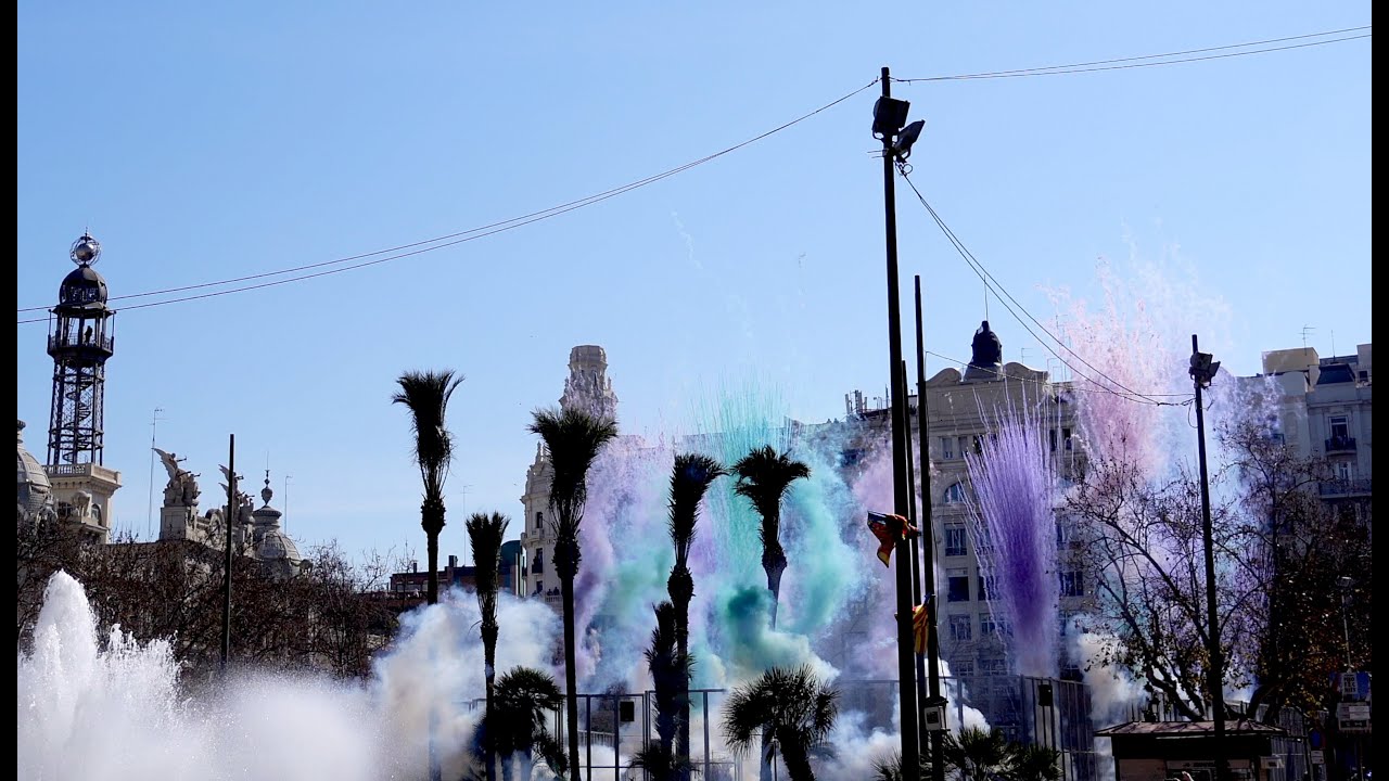 An Example of a Mascleta Not Firing Correctly - March 2nd - Fallas 2022