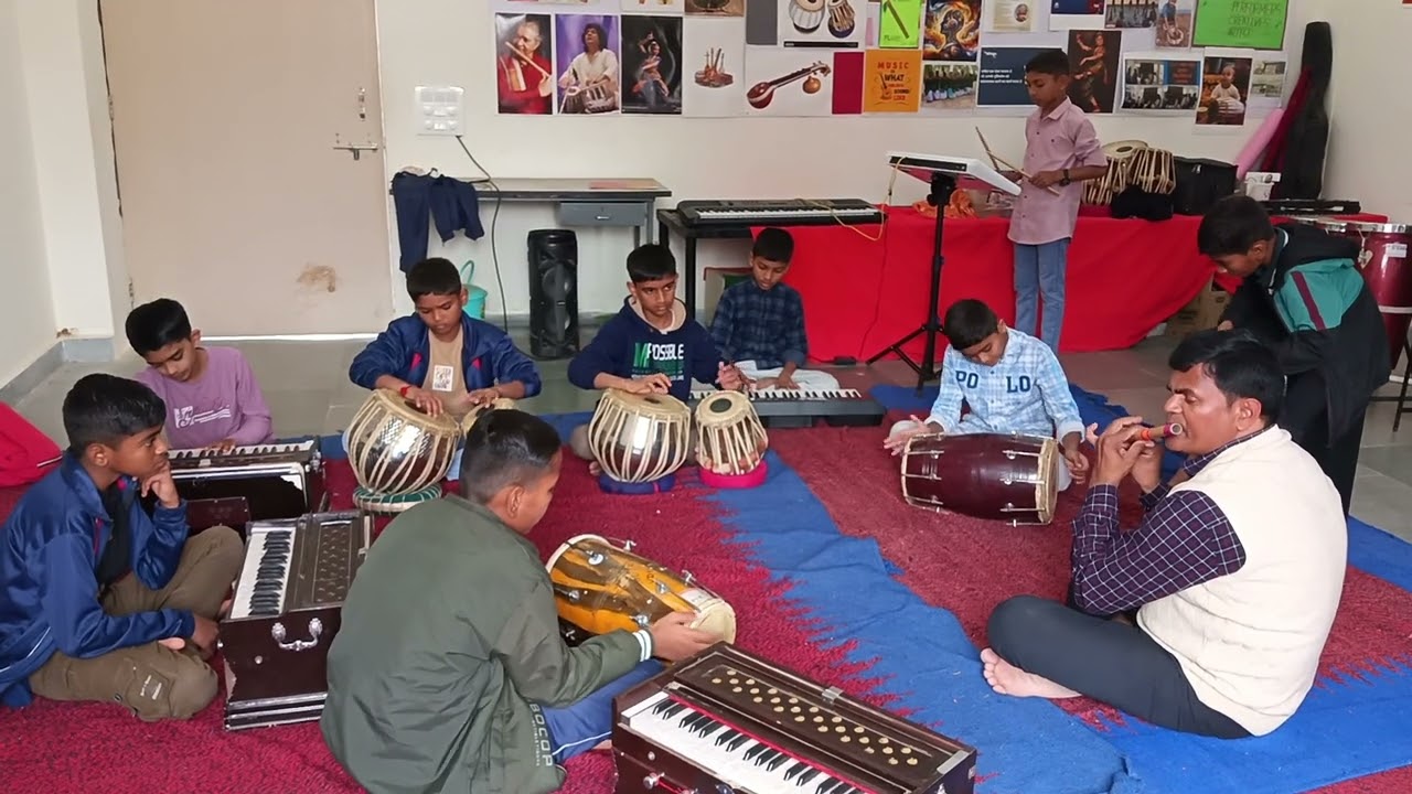 Instrumental practice o mahi re JNV Chhota Udepur