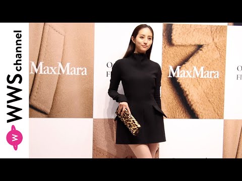 【美脚】堀田茜が黒のミニワンピで美脚披露!マックスマーラ表参道に登場!