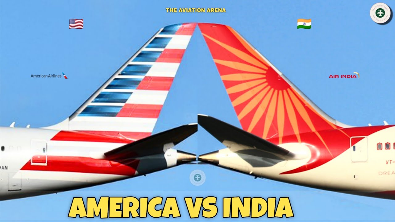 American Airlines Vs Air India Comparison 2025! 🇺🇸 Vs 🇮🇳