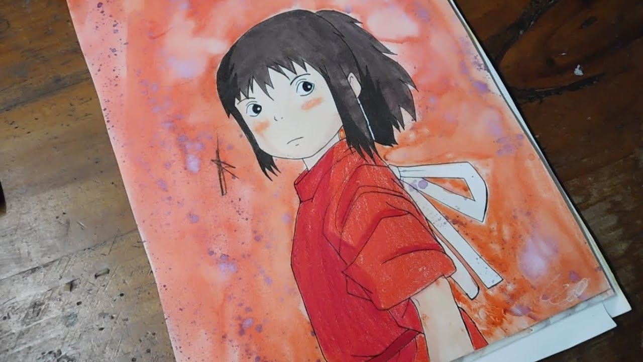 Dibujando A Chihiro Ogino El Viaje De Chihiro Youtube