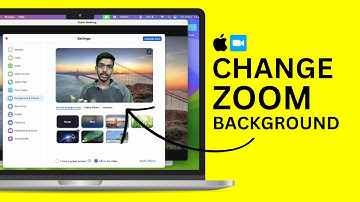 How to Add Background in Zoom MacBook? Zoom Meeting Background Customization on Mac