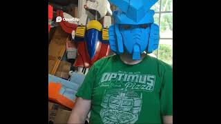 Gundam Helmet Fits Perfect Padding Needed #3dprint #cosplay #fyp #shorts #reels #fypシ゚ #viral #diy