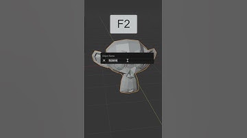 Fastest Way to Rename Objects! #blender #b3d