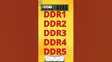 DDR1, DDR2, DDR3, DDR4, DDR5 – What’s the Difference? #DDR1 #DDR5 #RAMComparison #computerhardware