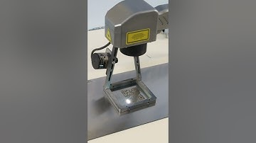 How to print qr code on metal plate by handheld laser marking machine?