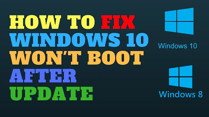 How to Fix Windows 10 Won't Boot After Update