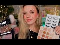 ASMR Big Sis Does Your Glam Makeup For A Party Layered Sounds 