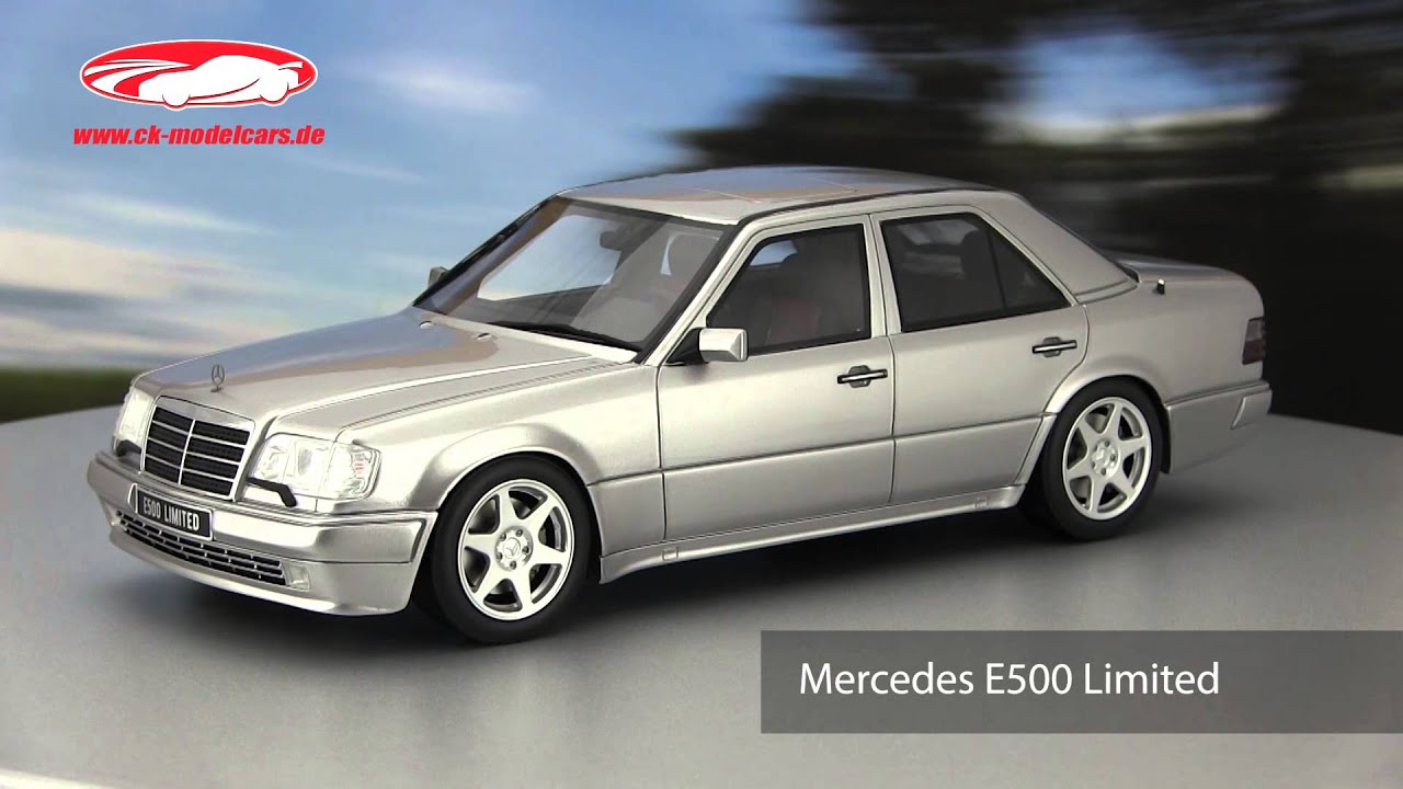 Ottomobile 1:18 Mercedes-Benz E500 Limited (W124) Year 1994 silver