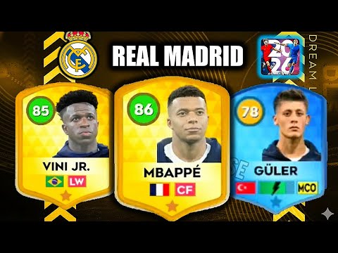 DLS 26 REAL MADRID New Stats Mbappe Vini Bellingham