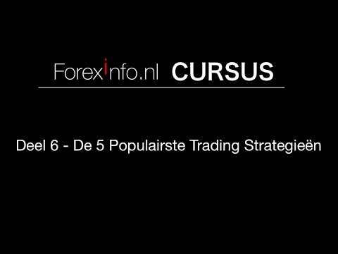 Forex Cursus Deel 6 - De 5 Populairste Trading Strategieën