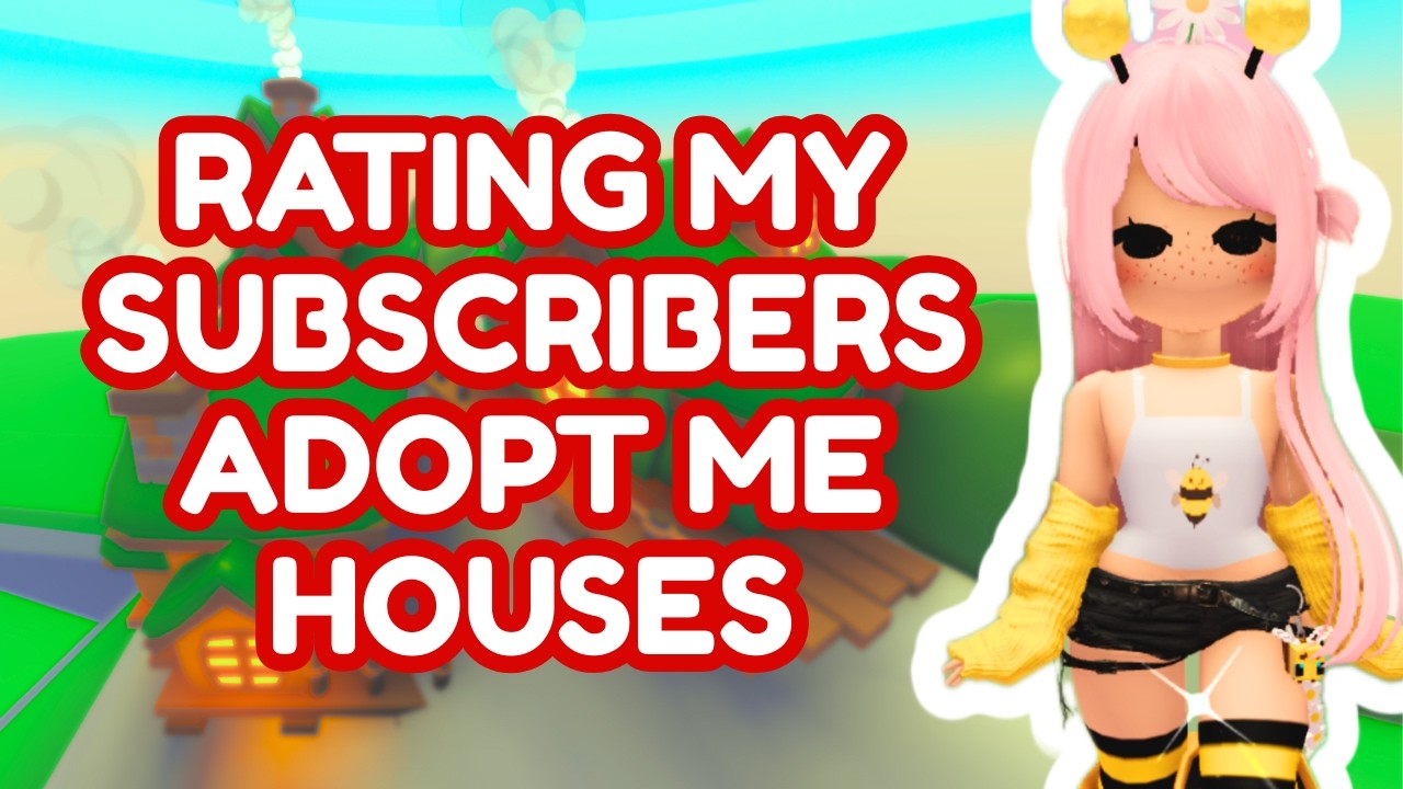 Rating my Subscribers' ADOPT ME House Builds + Bee House Building 🔴 #adoptme #roblox