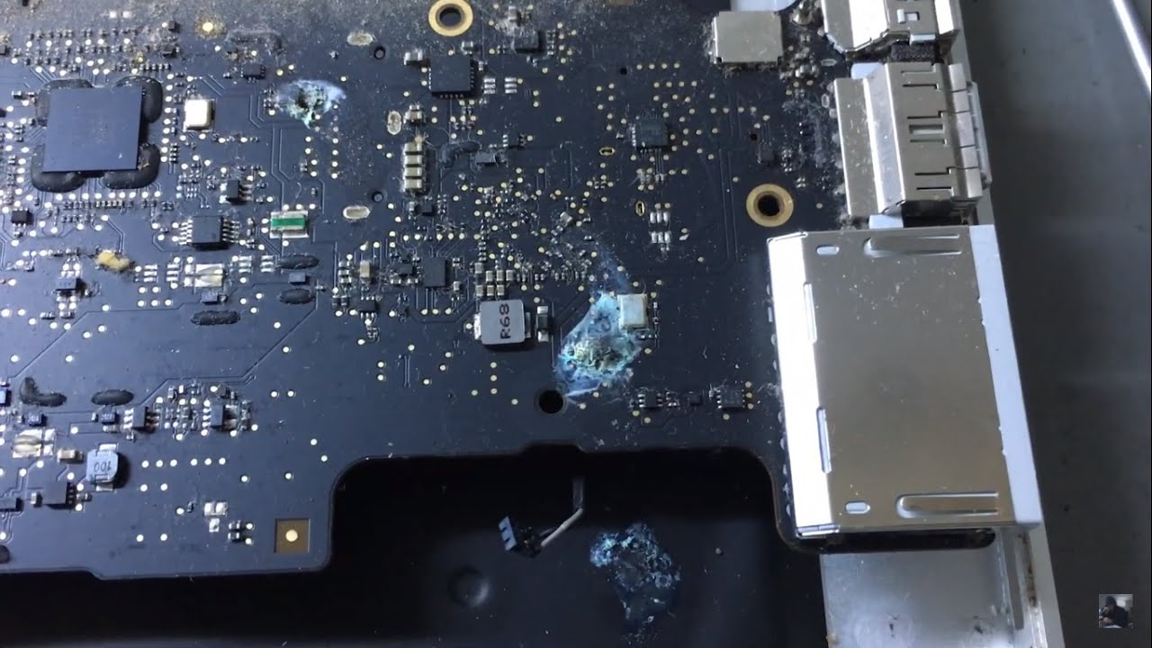 How to fix Macbook Air 13-inch A1466 | No Backlight | Dim Display ...