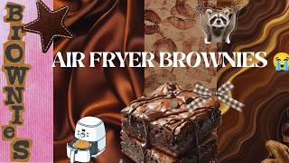 Air Fryer Brownies in 15 Minutes?! 🍫 | Fudgy &amp; Crackly Top