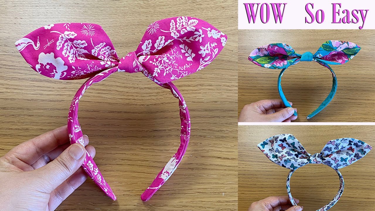 fabric covered hair clips tutorial - see kate sew