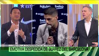 El llanto de Luis Suárez que conmovió al mundo, en su despedida de Barcelona