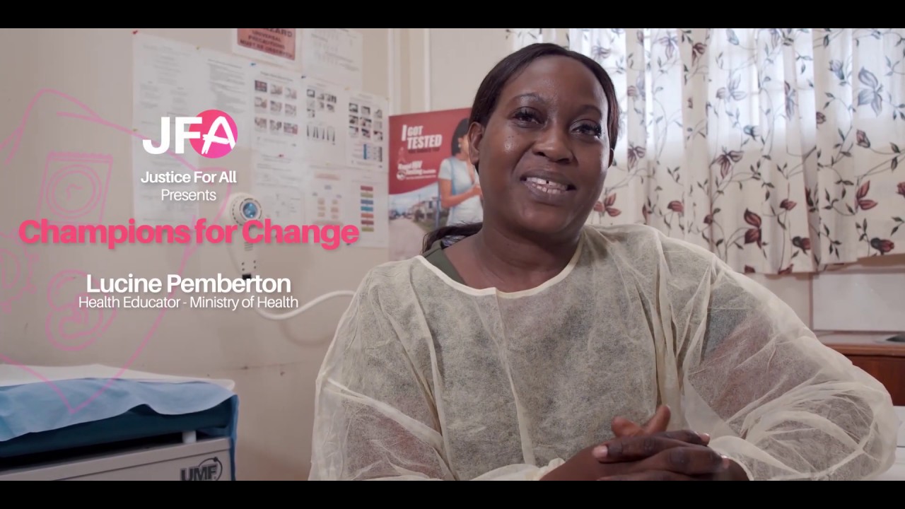Meet Nurse Lucine Pemberton A Champion For Change YouTube