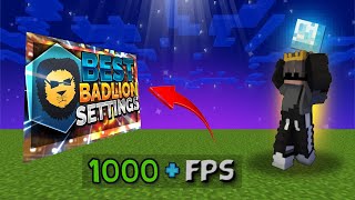 The BEST Badlion Client Settings FPS BOOST (3000  FPS)
