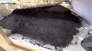 N scale layout MAJOR CHANGES scenery update at coal strip mine