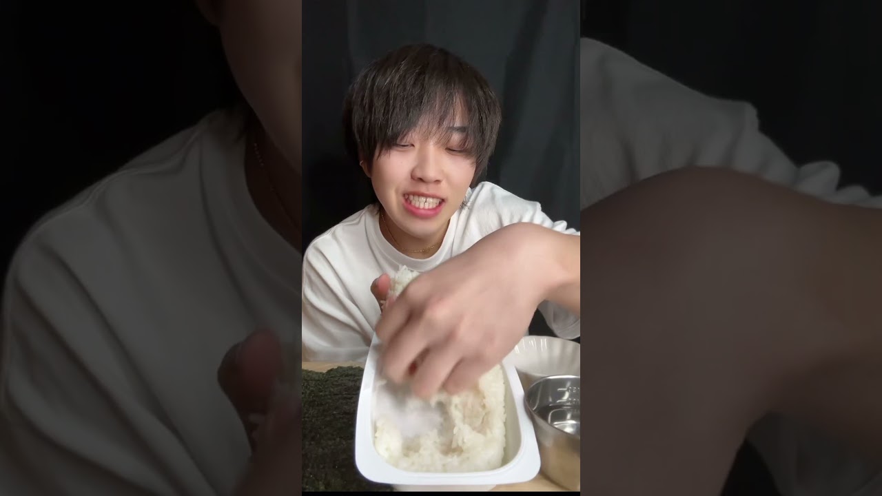 自分をイケメンだと思っておにぎり握ってみた