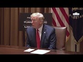 President Trump Participates in a Meeting with the Governor of Arkansas and the Governor of Kansas